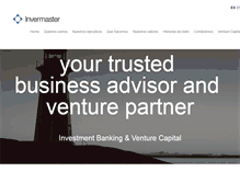 Tablet Screenshot of invermaster.com